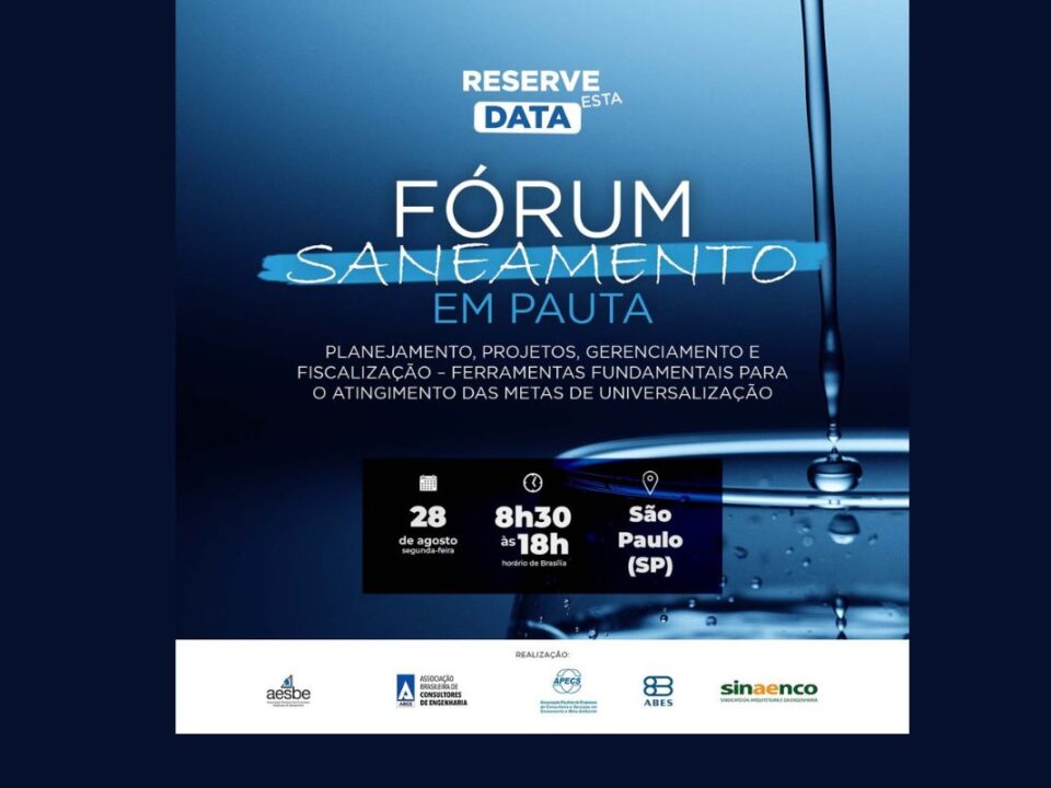 FÓRUM SANEAMENTO EM PAUTA