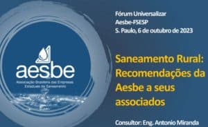 Leia mais sobre o artigo Apresentação Lançamento Saneamento Rural AESBE outubro 2023