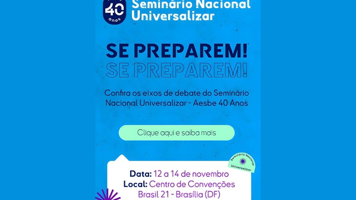 SE PREPAREM! Confira os eixos de debate do Seminário Nacional Universalizar – Aesbe 40 Anos