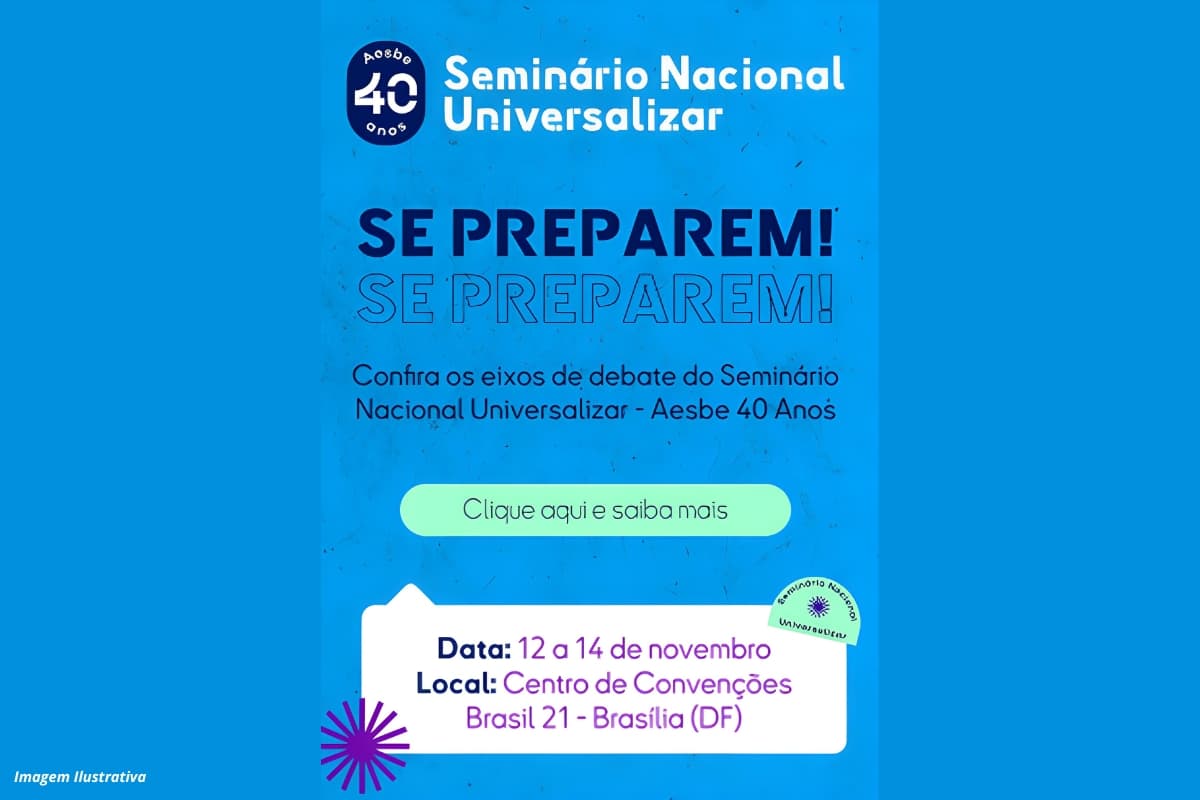 Leia mais sobre o artigo SE PREPAREM! Confira os eixos de debate do Seminário Nacional Universalizar – Aesbe 40 Anos