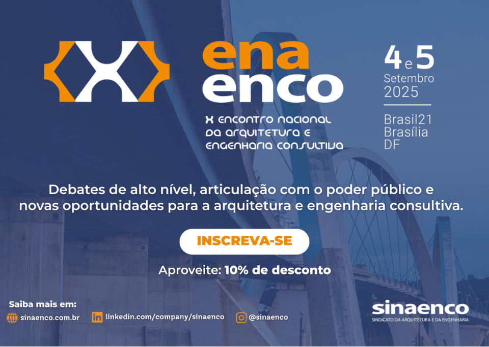 X ENAENCO acontece dias 4 e 5 de setembro, em Brasília