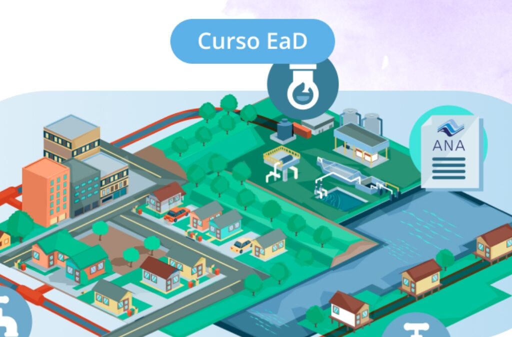 Participe dos Cursos da ANA Acesse o curso NR8 - Universalização dos serviços de Água e Esgoto