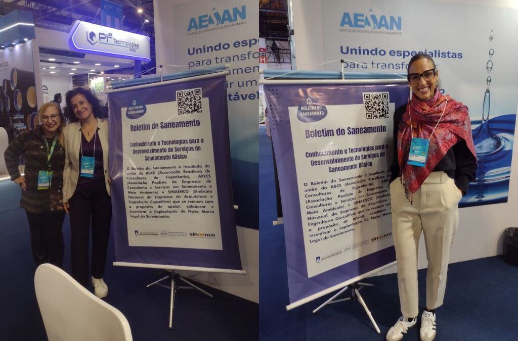 Boletim do Saneamento marca presença na Fenasan 2025