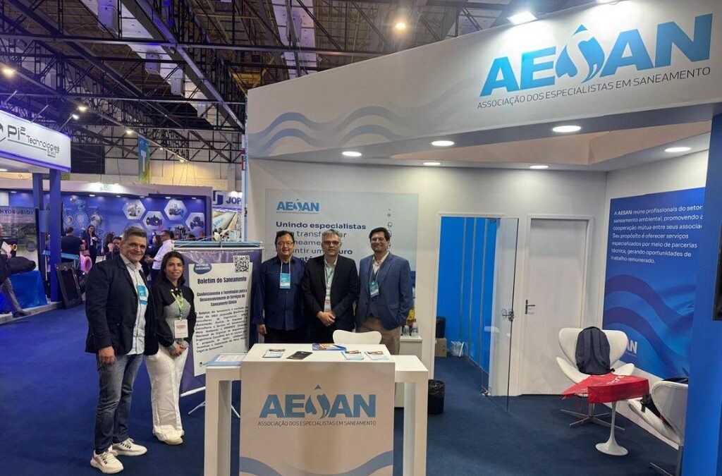 Estande da AESAN na Fenasan 2025 recebe a visita de inúmeros parceiros