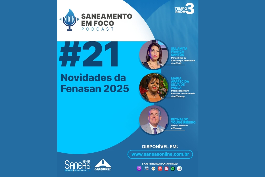 Leia mais sobre o artigo No ar mais um episódio do Podcast Saneamento em Foco!