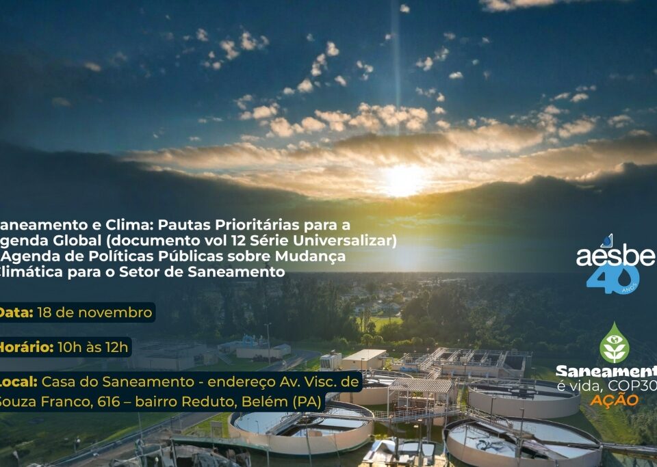 Debate sobre Saneamento e Clima Pautas Prioritárias para a agenda Global