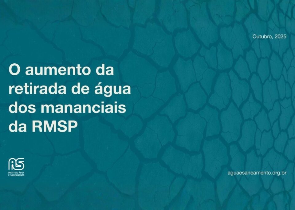 O aumento da retirada de água dos mananciais da RMSP