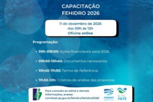 Leia mais sobre o artigo Capacitação FEHIDRO 2026
